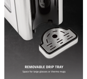 Caso HW 666 Inox | Turbo Hot Water Dispenser | Electric | 2200-2600 W | 2.7 L | Plastic/Stainless Steel | Stainless steel/Black