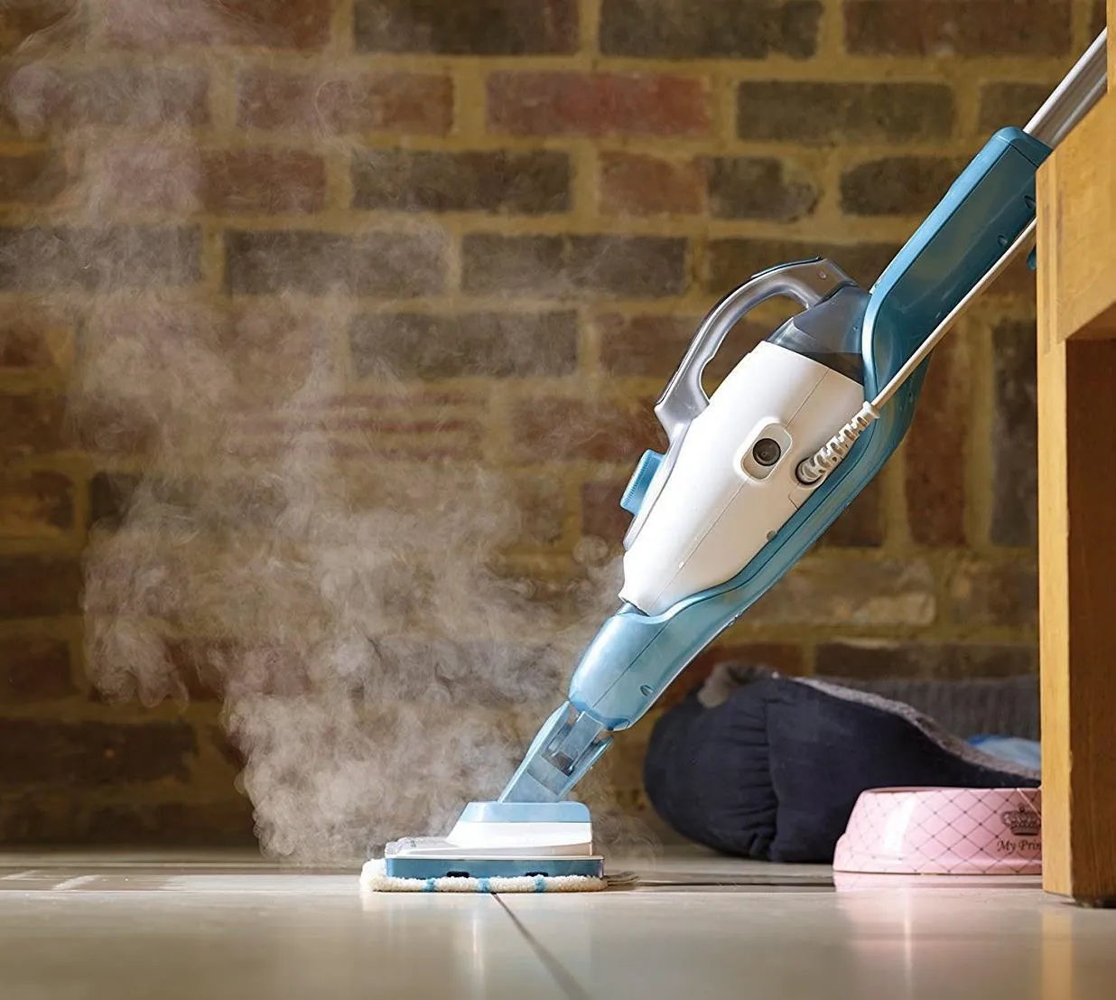 BLACK & DECKER 9in1 Steam cleaner | FSMH1351SM-QS | Power 1300 W | Water tank capacity 0.5 L | Teal/White