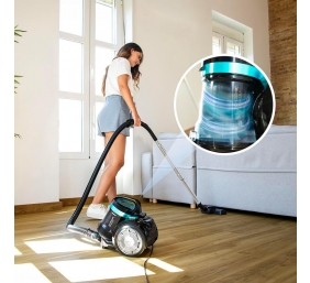 Cecotec Vacuum cleaner | The Conga Rockstar Cyclonic Plus | Bagless | Dust capacity 2 L | Power 800 W | Black