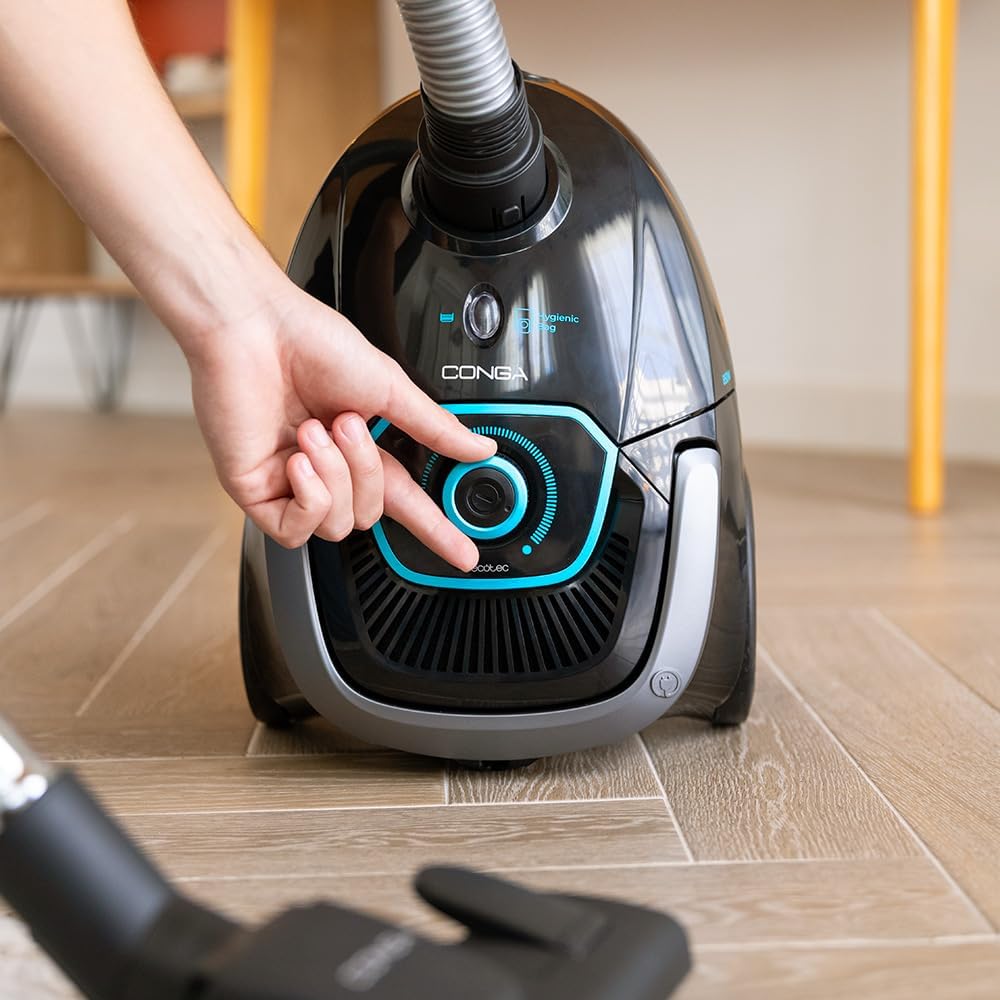 Cecotec Vacuum cleaner | Conga Powerbag 2500 Plus | Bagged | Dust capacity 2.5 L | Power 850 W | Black