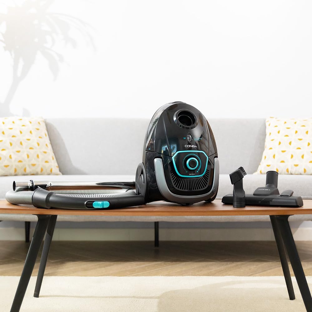Cecotec Vacuum cleaner | Conga Powerbag 2500 Plus | Bagged | Dust capacity 2.5 L | Power 850 W | Black