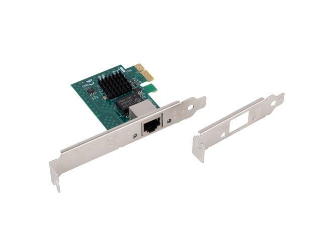Lanberg | PCI-Express to RJ45 Ethernet Adapter network card PCI-E X1 1X RJ45 2.5GB Low profile | PCE-25GB-001