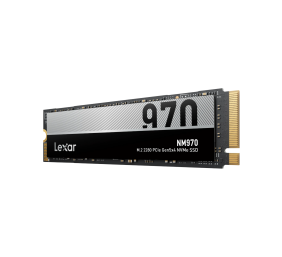 Lexar SSD | NM970 | 512 GB | SSD form factor M.2 2280 | Solid-state drive interface PCIe Gen 5X4 | Read speed 9900 MB/s | Write speed 5000 MB/s