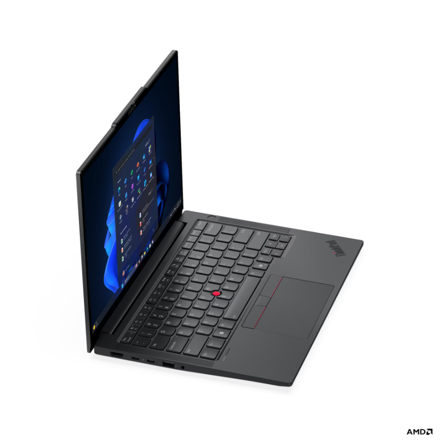 Lenovo ThinkPad E14 G8 AMD | Black | 14 " | IPS | WUXGA | 1920 x 1200 pixels | Anti-glare | AMD Ryzen AI 5 | 330 | 16 GB | SODIMM DDR5 | Solid-state drive capacity 512 GB | AMD Radeon 820M Graphics | Windows 11 Pro | 802.11be | Bluetooth version 5.4 | Key