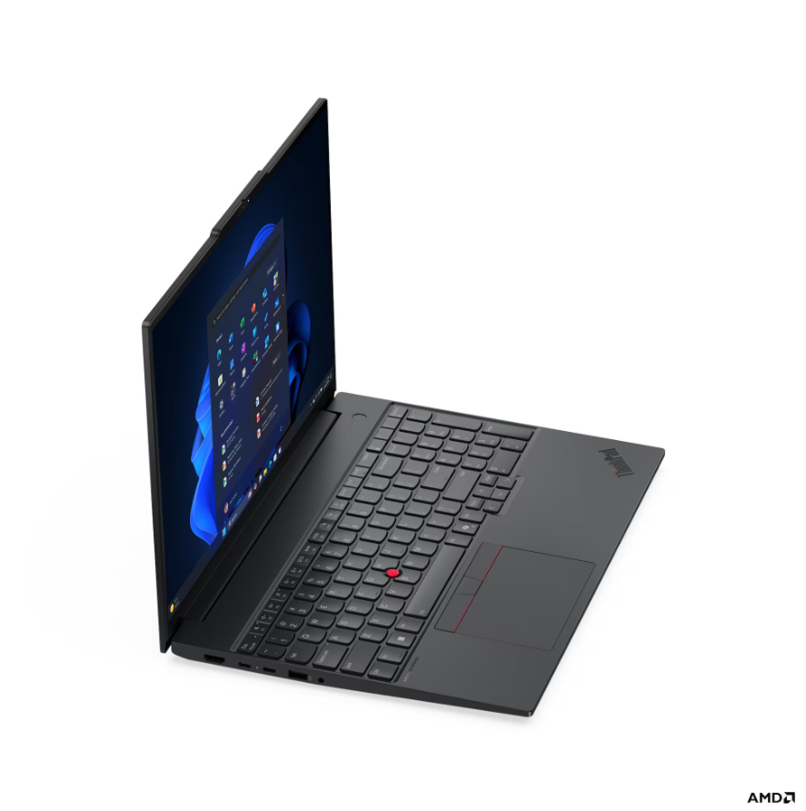Lenovo ThinkPad E16 G4 AMD | Black | 16 " | IPS | WUXGA | 1920 x 1200 pixels | Anti-glare | AMD Ryzen AI 5 | 330 | 16 GB | SODIMM DDR5 | Solid-state drive capacity 512 GB | AMD Radeon 820M Graphics | Windows 11 Pro | 802.11be | Bluetooth version 5.4 | Key