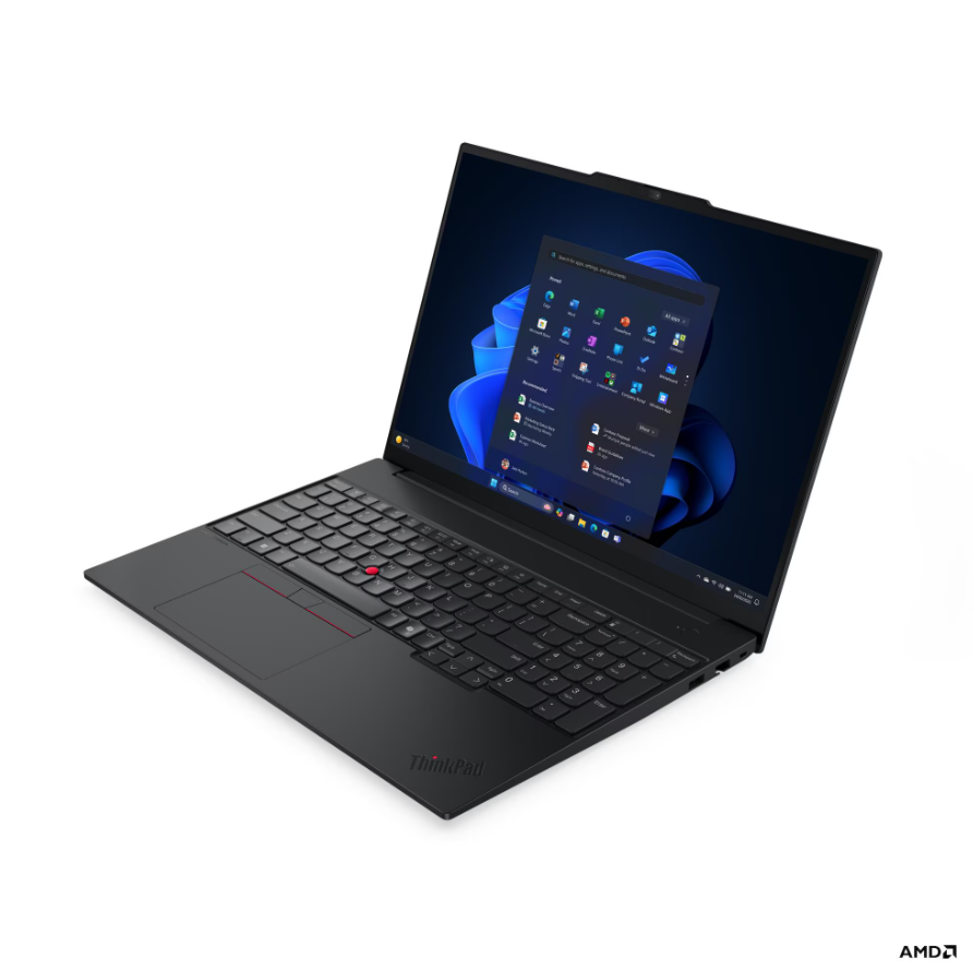Lenovo ThinkPad E16 G4 AMD | Black | 16 " | IPS | WUXGA | 1920 x 1200 pixels | Anti-glare | AMD Ryzen AI 5 | 330 | 16 GB | SODIMM DDR5 | Solid-state drive capacity 512 GB | AMD Radeon 820M Graphics | Windows 11 Pro | 802.11be | Bluetooth version 5.4 | Key