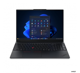 Lenovo ThinkPad E16 G4 AMD | Black | 16 " | IPS | WUXGA | 1920 x 1200 pixels | Anti-glare | AMD Ryzen AI 5 | 330 | 16 GB | SODIMM DDR5 | Solid-state drive capacity 512 GB | AMD Radeon 820M Graphics | Windows 11 Pro | 802.11be | Bluetooth version 5.4 | Key