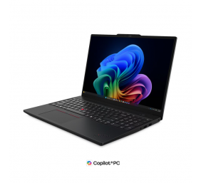 Lenovo ThinkPad T16 G5 Intel | Black | 16 " | IPS | WUXGA | 1920 x 1200 pixels | Intel Core Ultra 5 | 325 | 16 GB | LPCAMM2 LPDDR5X | Solid-state drive capacity 512 GB | Intel Graphics | Windows 11 Pro | 802.11be | Bluetooth version 5.4 | Keyboard languag