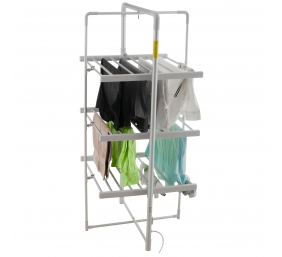 Adler | Foldable Electric Clothes Dryer | AD 7829 | 300 W | Silver/White