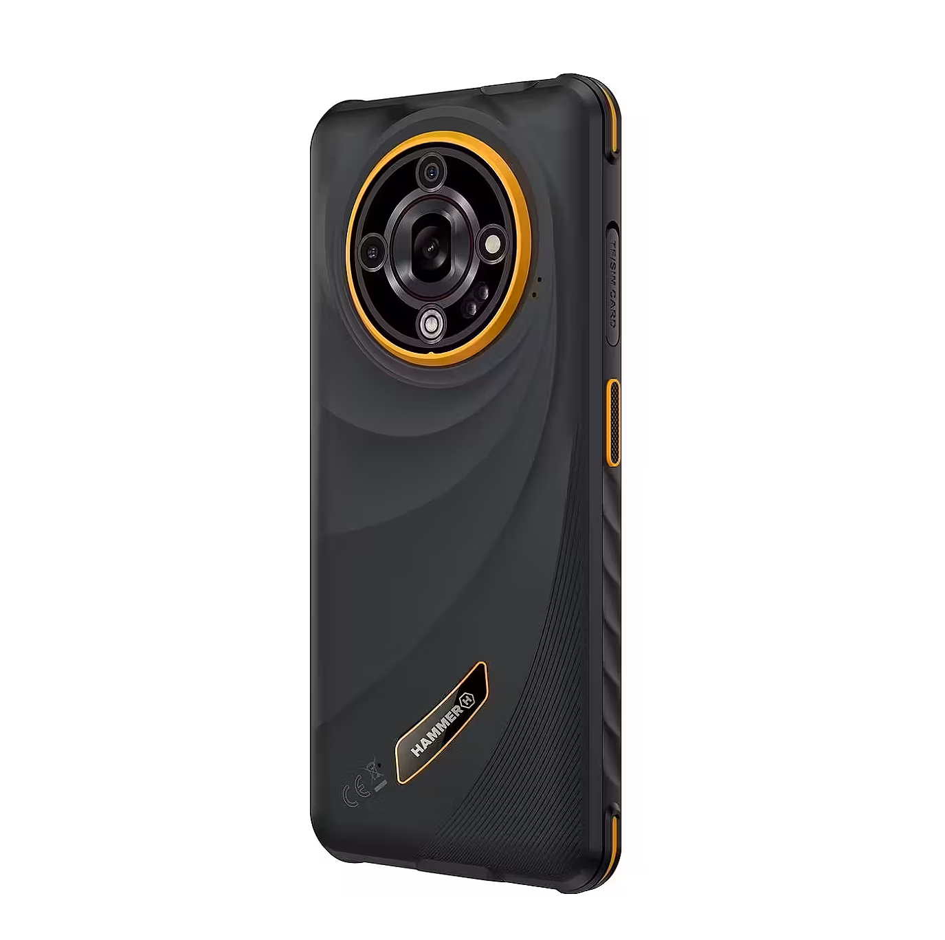 Hammer | Iron 6 | Orange | 6.56 " | IPS | 1612 x 720 pixels | Mediatek | Dimensity 6300 | Internal RAM 8 GB | 256 GB | Dual SIM | 3G | 4G | 5G | Main camera resolution 64 MP | Android | 15 | 6050 mAh