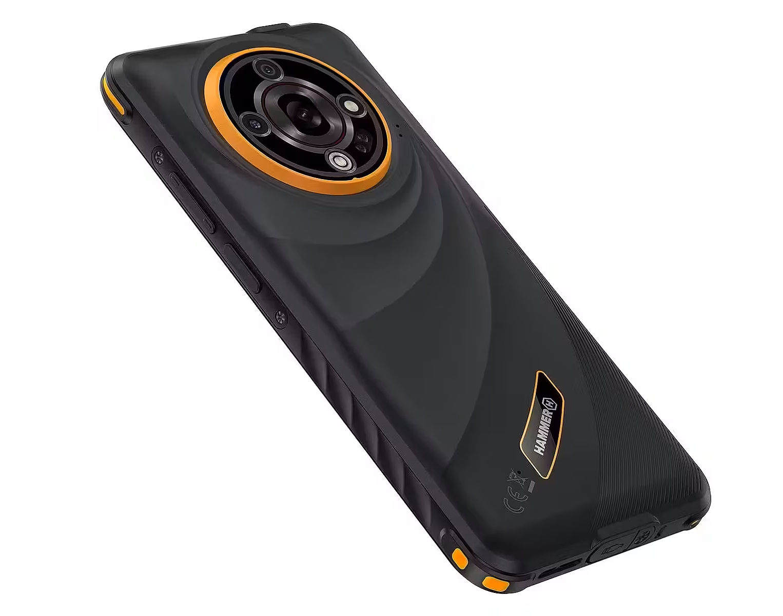 Hammer | Iron 6 | Orange | 6.56 " | IPS | 1612 x 720 pixels | Mediatek | Dimensity 6300 | Internal RAM 8 GB | 256 GB | Dual SIM | 3G | 4G | 5G | Main camera resolution 64 MP | Android | 15 | 6050 mAh