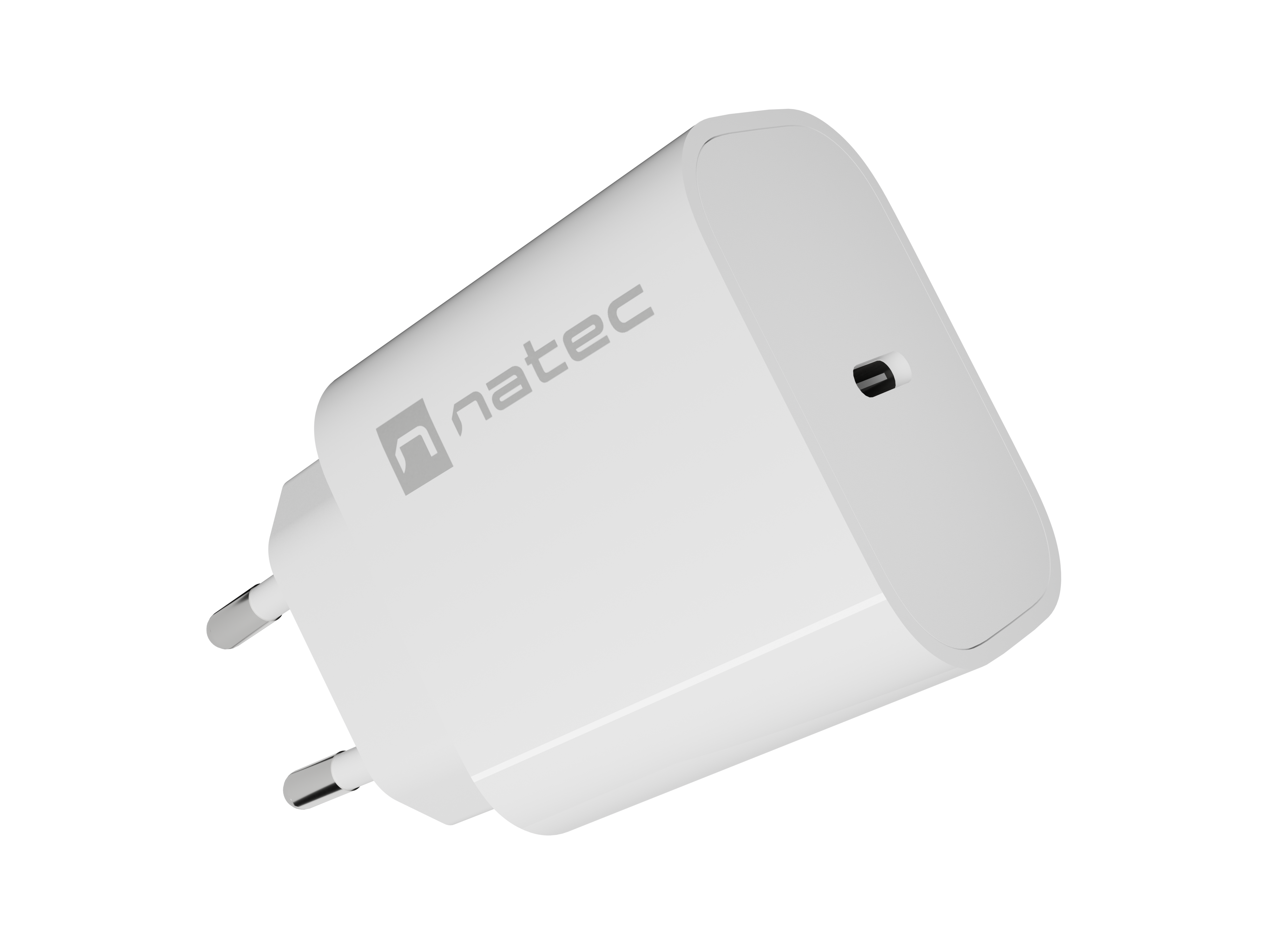 Natec Ribera USB Charger 1X USB-C 20W, White