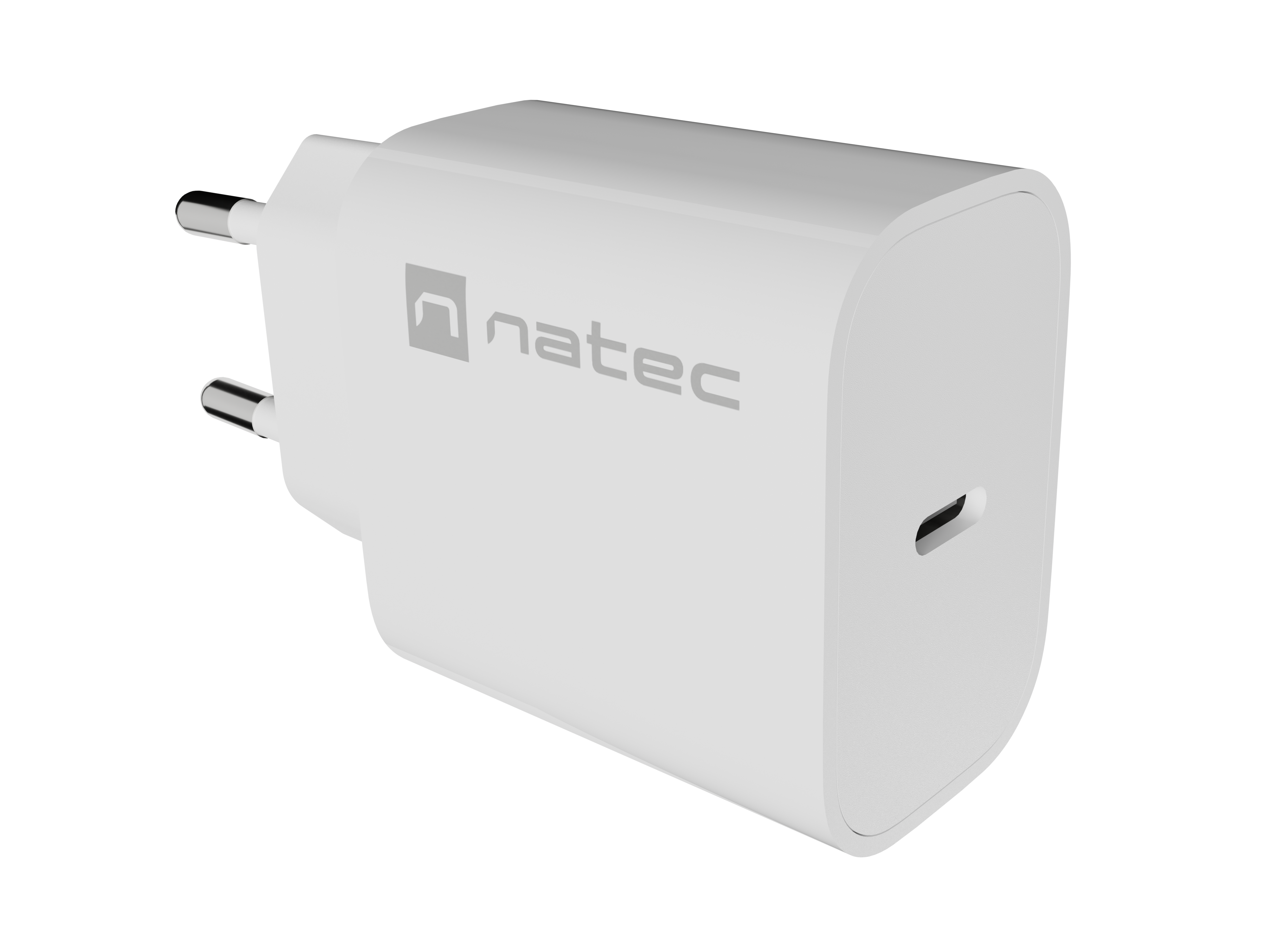 Natec Ribera USB Charger 1X USB-C 20W, White