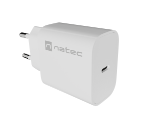 Natec Ribera USB Charger 1X USB-C 20W, White