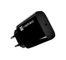 Natec Ribera USB Charger 1X USB-C 20W, Black