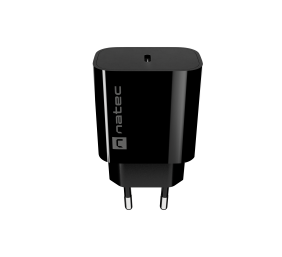 Natec Ribera USB Charger 1X USB-C 20W, Black