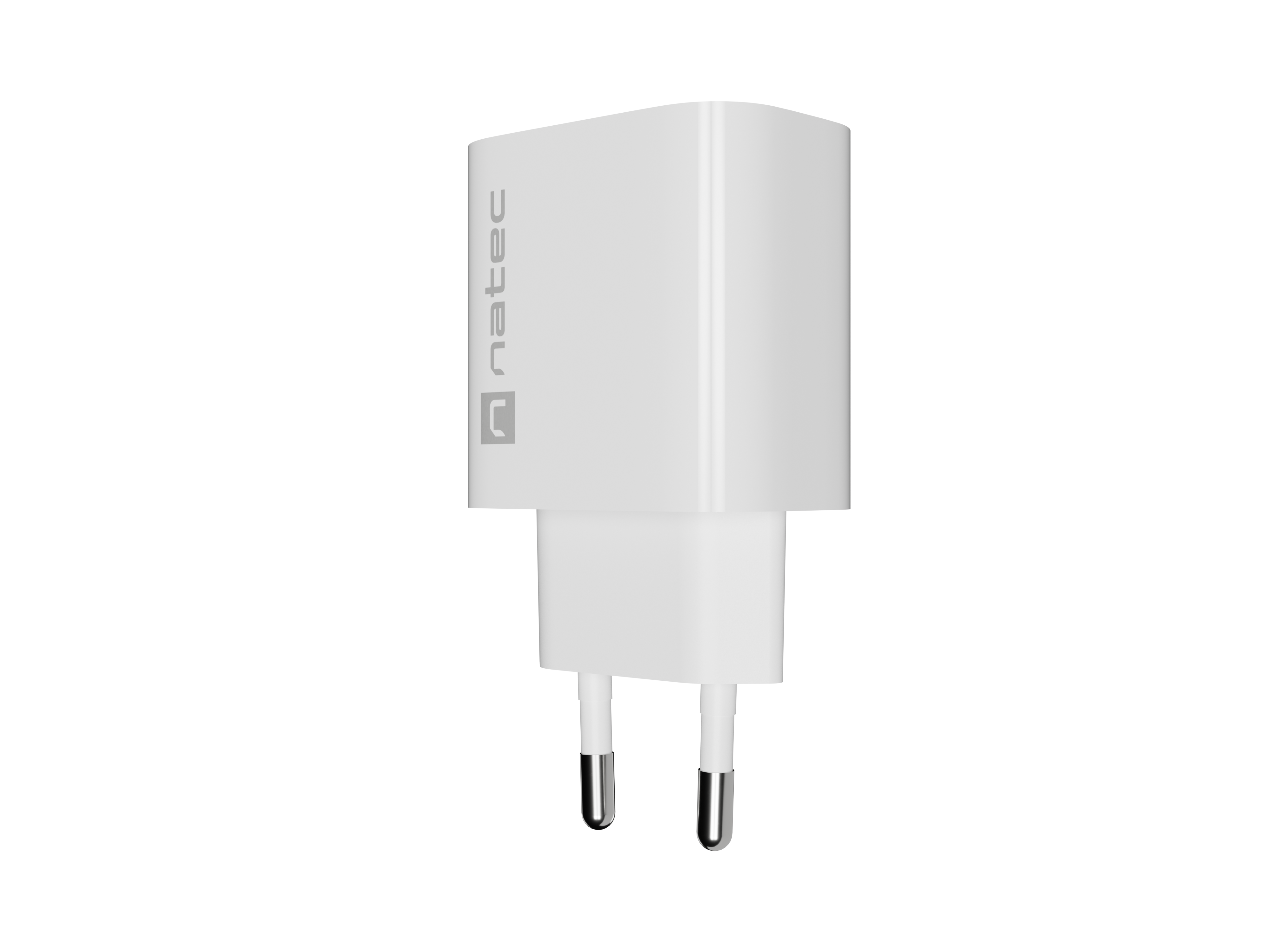Natec Ribera USB Charger 1X USB-A 18W, White