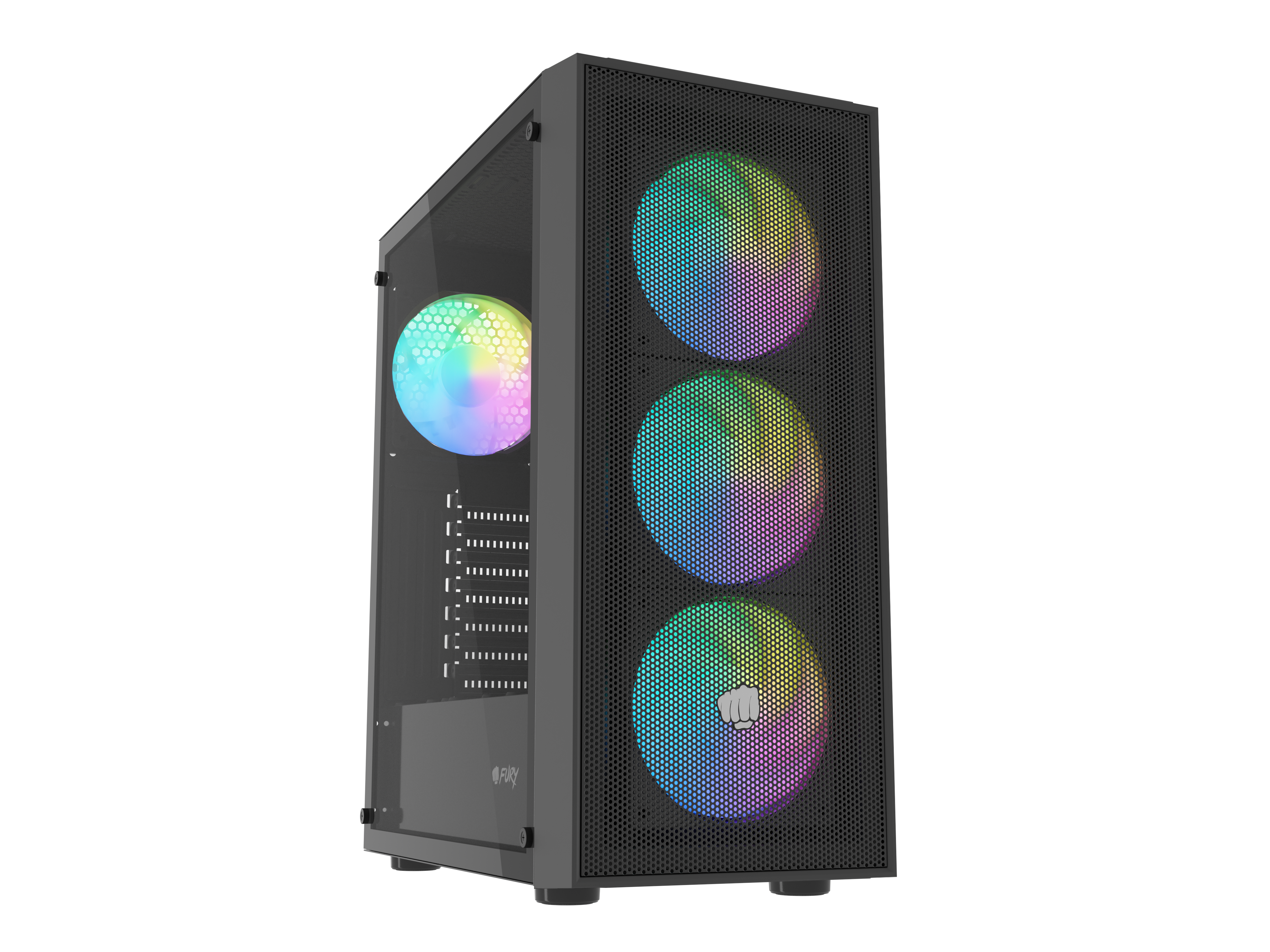 Fury PC Case | SHOBO SH8F ARGB | Black | Midi Tower