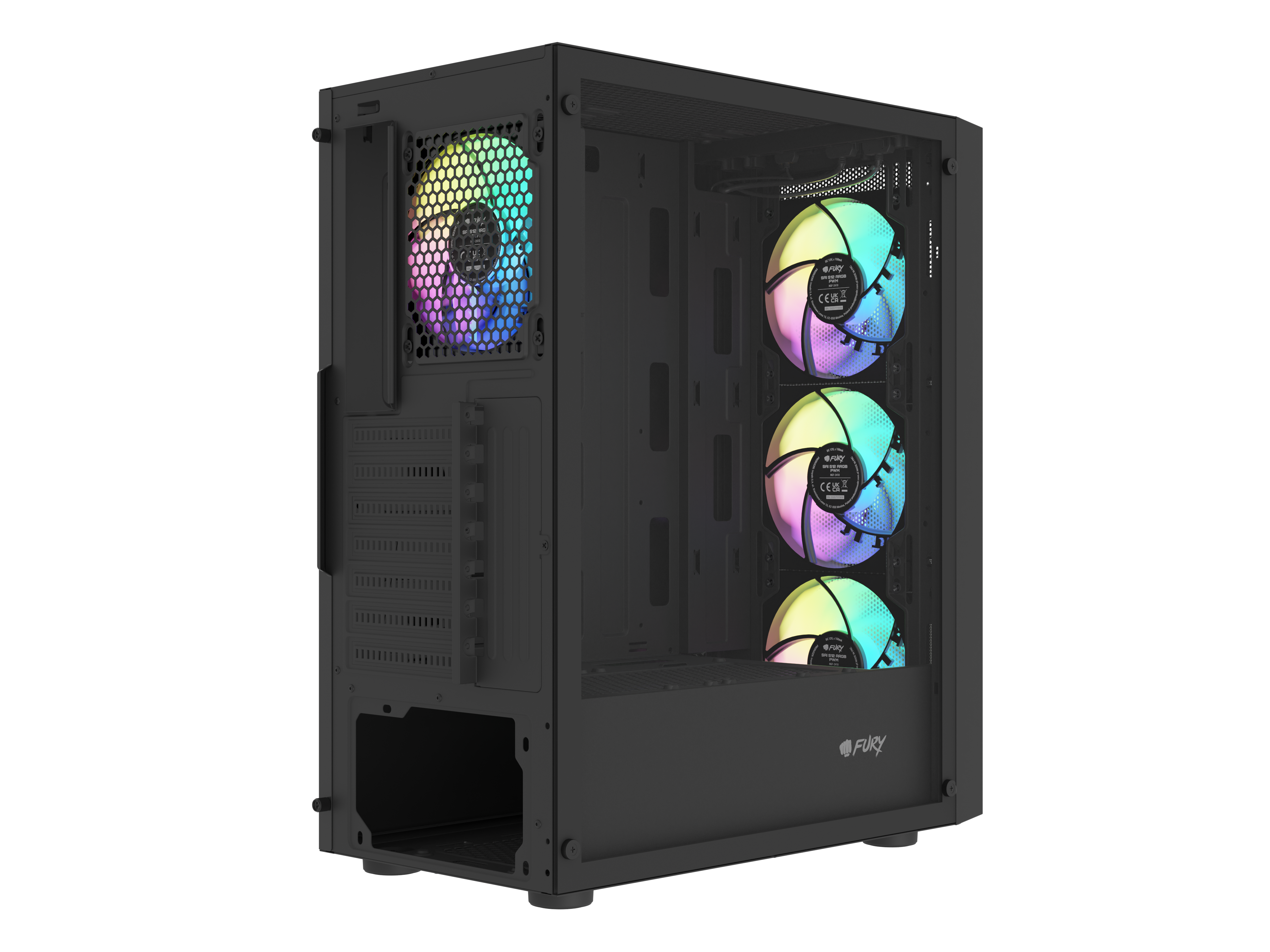 Fury PC Case | SHOBO SH8F ARGB | Black | Midi Tower