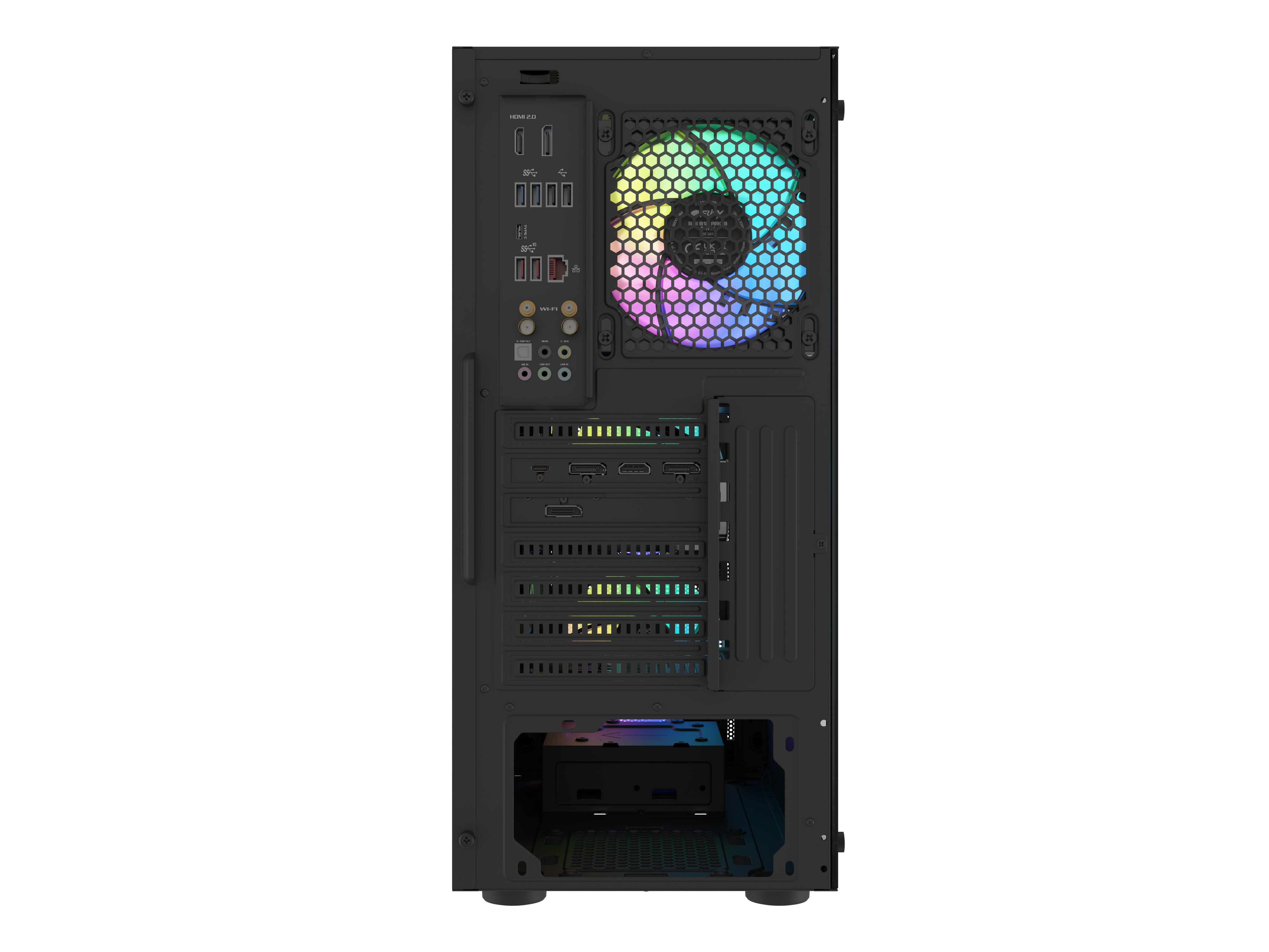 Fury PC Case | SHOBO SH8F ARGB | Black | Midi Tower