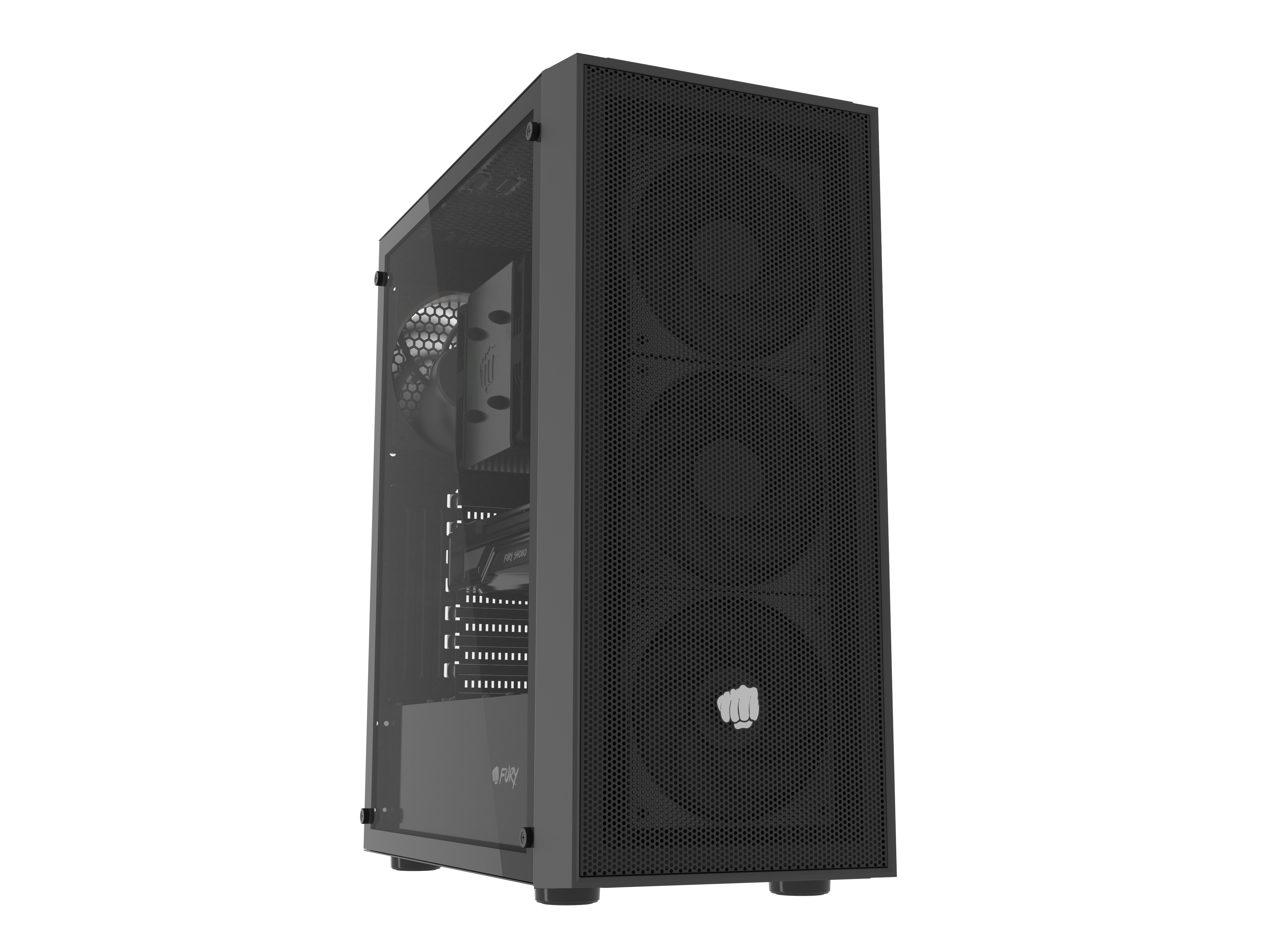 Fury PC Case | SHOBO SH8F | Black | Midi Tower