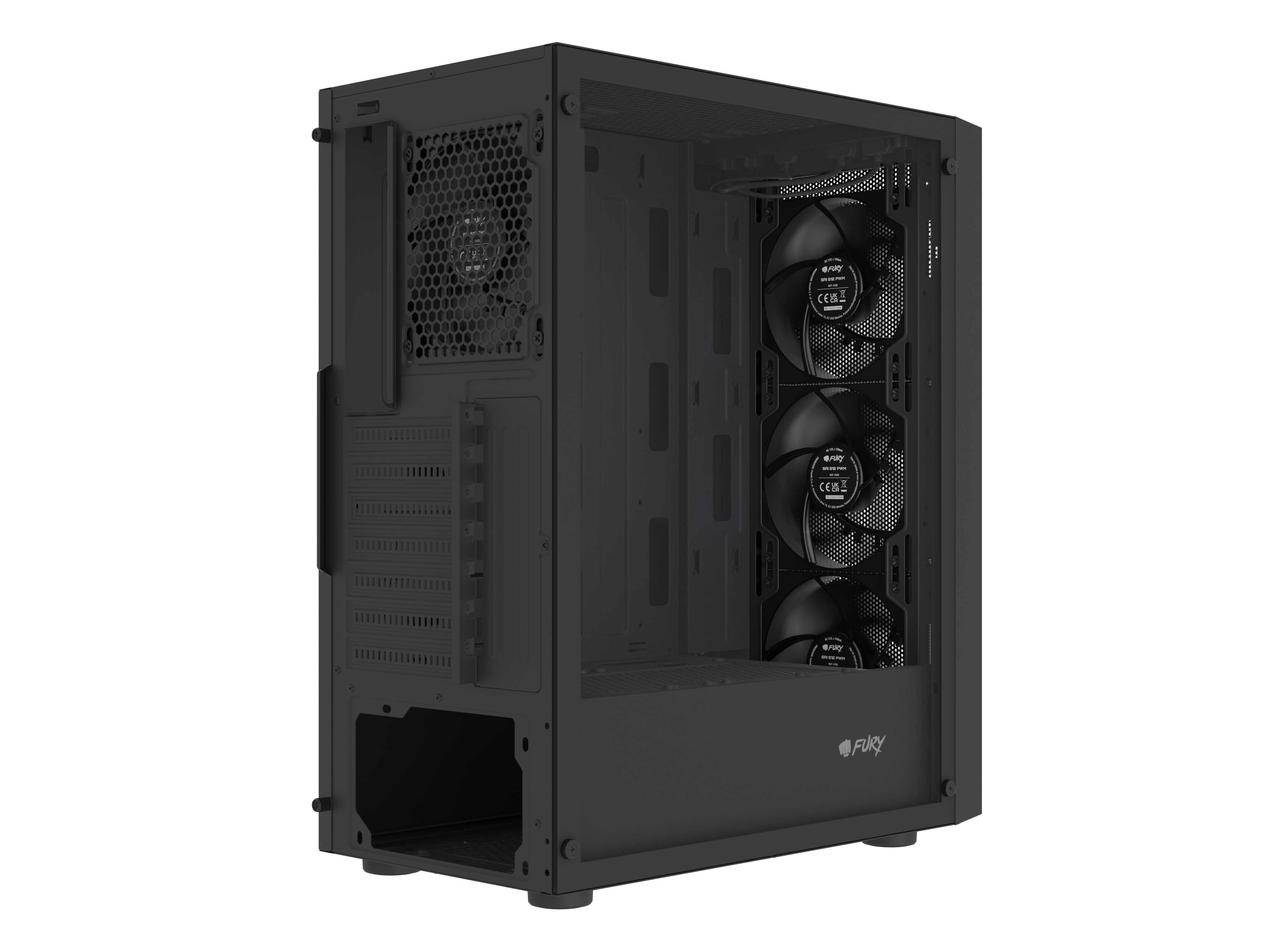 Fury PC Case | SHOBO SH8F | Black | Midi Tower