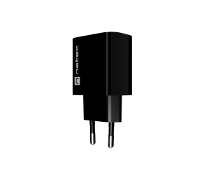 Natec Ribera USB Charger 1X USB-A + 1X USB-C 20W, Black