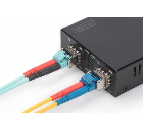 Digitus | Mini SFP Module | DN-81000 | 50-62.5/125 μm MMF (Multi-Mode Fiber) | Multimode LC Duplex Connector | 1250 Mbit/s | Wavelength 850 nm | Maximum transfer distance 550 m