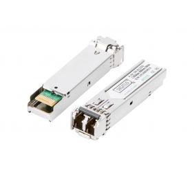 Digitus | Mini SFP Module | DN-81000 | 50-62.5/125 μm MMF (Multi-Mode Fiber) | Multimode LC Duplex Connector | 1250 Mbit/s | Wavelength 850 nm | Maximum transfer distance 550 m