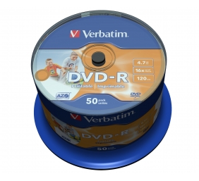 VERBATIM DVD-R DLP 4.7 GB SPINDLE 16X