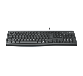 Klaviatūra laidinė Logitech K120 USB OEM - EMEA (US) (920-002590),  juoda