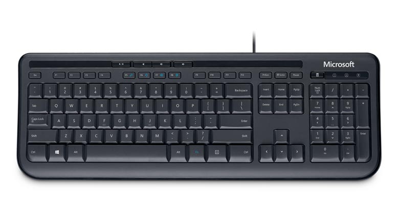 Microsoft | Wired Keyboard 600 | ANB-00018 | Standard | Wired | RU | Black | USB | Numeric keypad