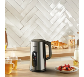 TEFAL Selection KI871DE0 | Kettle | Electric | 1500 W | 1.7 L | Plastic | 360° rotational base | Stainless steel