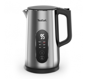 TEFAL Selection KI871DE0 | Kettle | Electric | 1500 W | 1.7 L | Plastic | 360° rotational base | Stainless steel