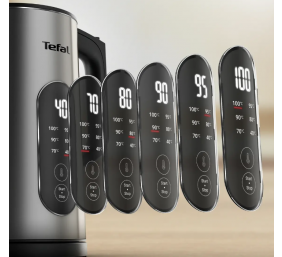TEFAL Selection KI871DE0 | Kettle | Electric | 1500 W | 1.7 L | Plastic | 360° rotational base | Stainless steel