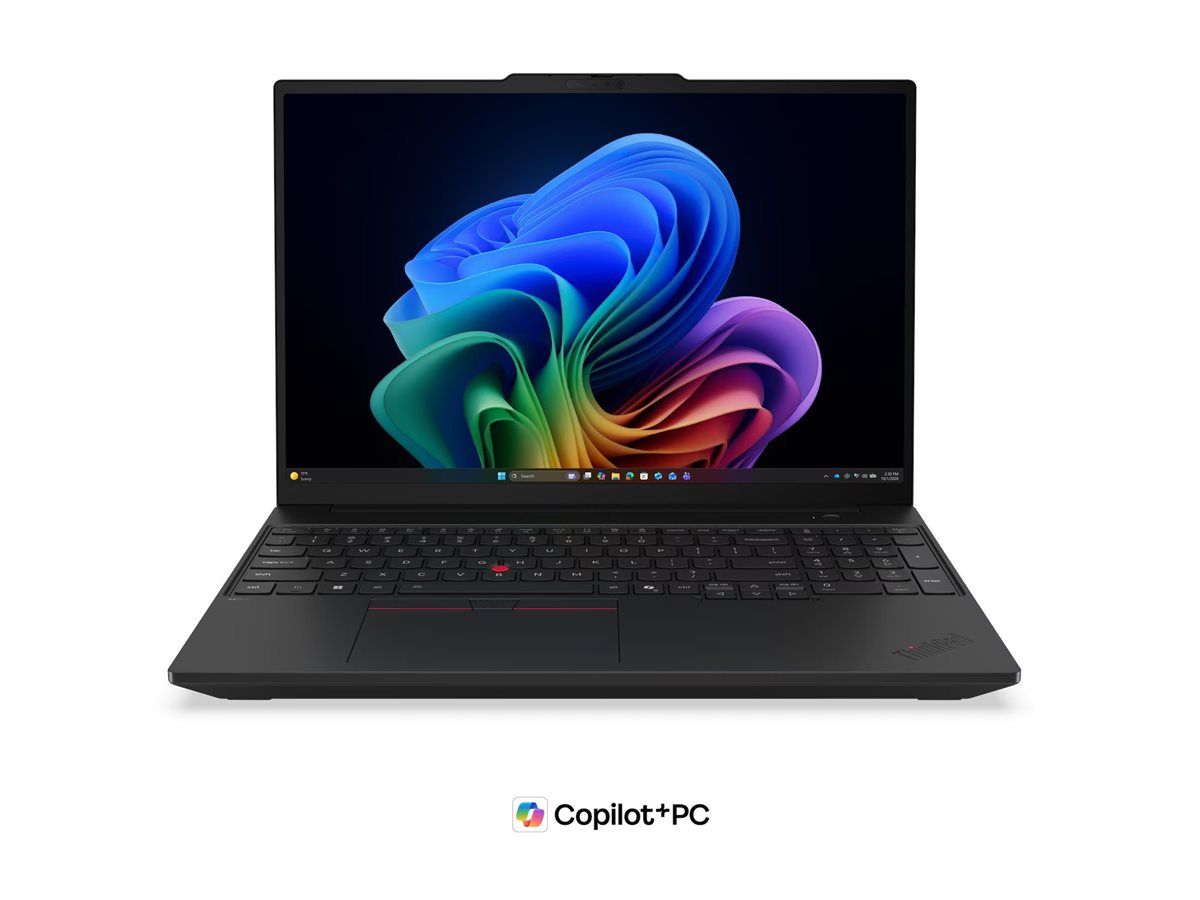 Lenovo ThinkPad T16 G5 Intel | Black | 16 " | IPS | WUXGA | 1920 x 1200 pixels | Anti-glare | Intel Core Ultra 7 | 355 | 32 GB | LPCAMM2 LPDDR5X | Solid-state drive capacity 512 GB | Intel Graphics | Windows 11 Pro | 802.11be | Bluetooth version 5.4 | 5G 