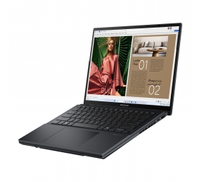 Asus | Zenbook Duo UX8406CA-QL287W | Inkwell Gray | 14 " | OLED | Touchscreen | FHD | 1920 x 1200 pixels | Intel Core Ultra 7 | 255H | 16 GB | LPDDR5X | Solid-state drive capacity 1000 GB | Intel Arc Graphics | Windows 11 Home | 802.11be | Bluetooth versi