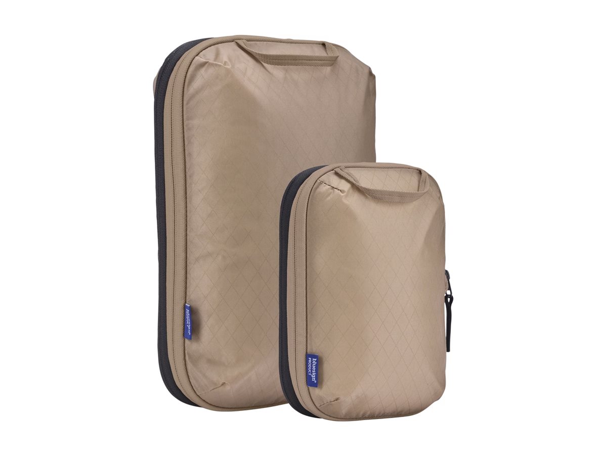 Thule | Compression Cube Set, Small/Medium | Packing Cube | Gentle Beige