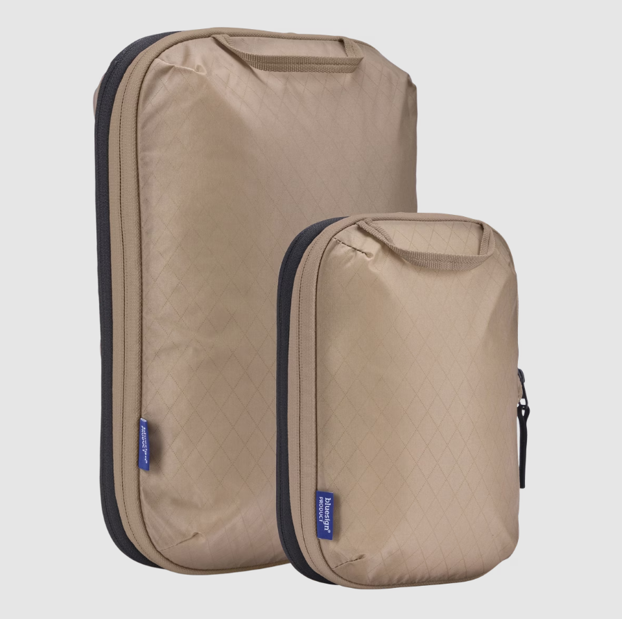 Thule | Compression Cube Set, Small/Medium | Packing Cube | Gentle Beige