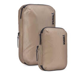Thule | Compression Cube Set, Small/Medium | Packing Cube | Gentle Beige