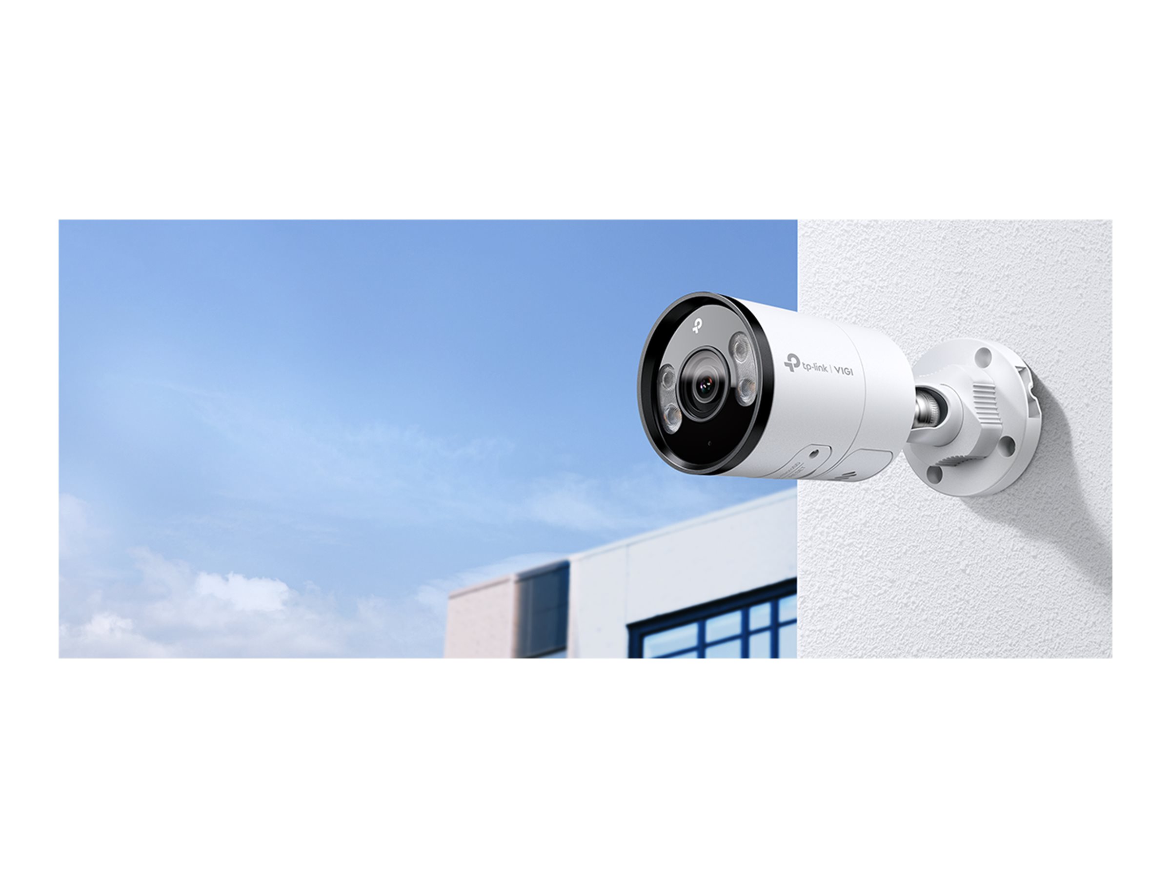 TP-LINK InSight S385 | VIGI Outdoor Full-Color Network Camera | Bullet | 8 MP | 2.8mm | H.265+ | MicroSD, up to 512 GB
