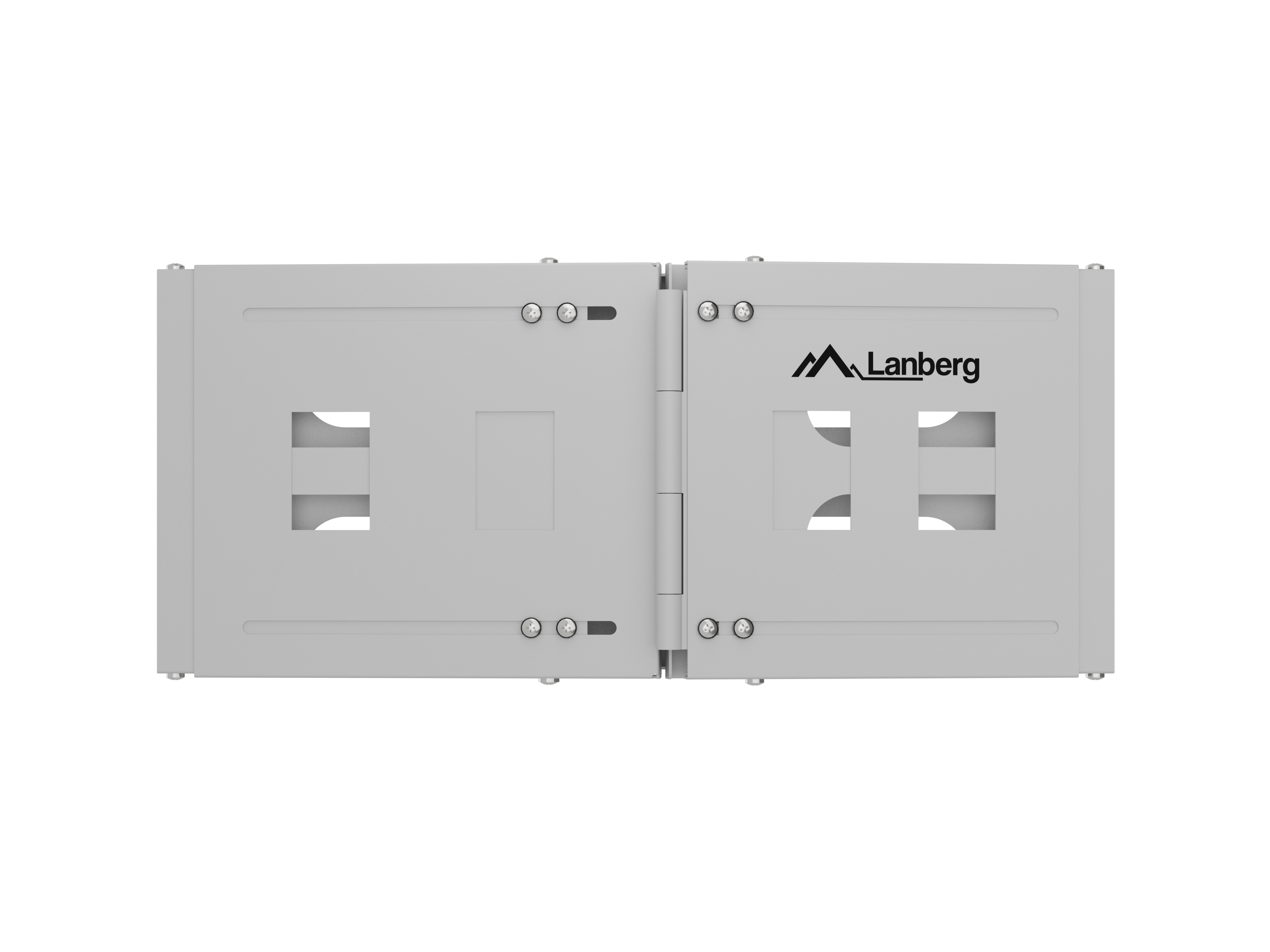 Lanberg Folding Bracket Wall-mount 19" 4U | FB01-5404-10S | Grey