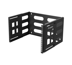 Lanberg Folding Bracket Wall-mount 19" 6U | FB01-5406-10B | Black