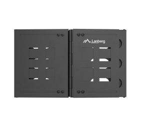 Lanberg Folding Bracket Wall-mount 19" 6U | FB01-5406-10B | Black