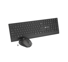 Natec Keyboard and Mouse | Stringray 2 | Keyboard and Mouse Set | Wireless | US | Black