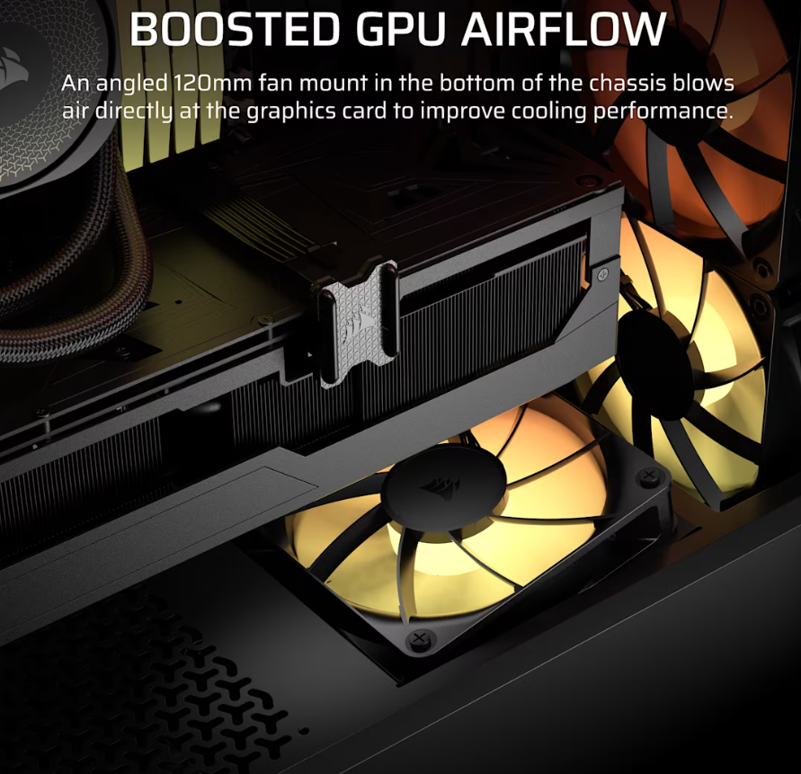 Corsair PC Case | 3200D RS | Black | Mid-Tower