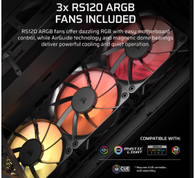 Corsair PC Case | 3200D RS | Black | Mid-Tower
