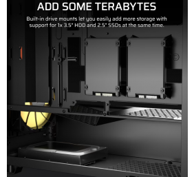 Corsair PC Case | 3200D RS | Black | Mid-Tower