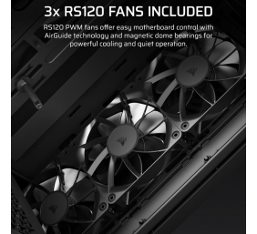 Corsair PC Case | 3200D RS | Black | Mid-Tower