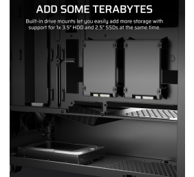 Corsair PC Case | 3200D RS | Black | Mid-Tower